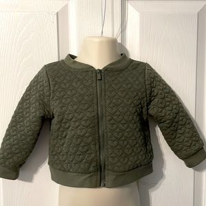 Cat & Jack infant girls  quilted jacket -12 months